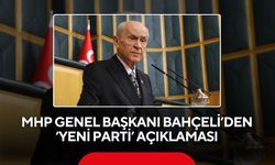 MHP Genel Başkanı Bahçeli’den ’Yeni Parti’ açıklaması: Hazineden pay almalı