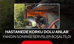 Devlet hastanesini duman kapladı! Hastalar çevre hastanelere sevk edildi...