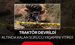 Feci traktör kazası! Devrilen traktörün altında kalan 81 yaşındaki sürücü hayatını kaybetti...