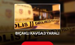 Bıçaklı kavgada kan aktı:3 yaralı