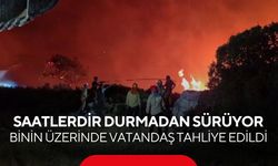 Gece boyunca alevlerle mücadele! Milas'ta tahliye kararı