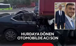 Tıra arkadan çarpan otomobil hurdaya döndü: Baba ve oğlu hayatını kaybetti