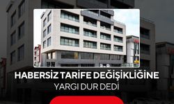 Habersiz tarife değiştiren elektrik şirketine yargı freni...