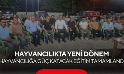 Hayvancılıkta yeni dönem! Hayvancılığa güç katacak eğitim tamamlandı...