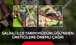 Salihli İlçe Tarım Müdürlüğü'nden üreticilere önemli çağrı