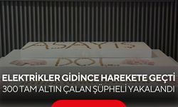 Elektrik kesintisini fırsata çevirdi! Çalıştığı kuyumcudan 300 tam altın çaldı...