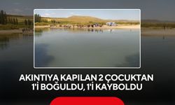 Akıntıya kapılan 2 çocuktan 1'i boğuldu, 1'i kayboldu