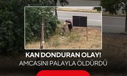 Kan donduran olay: Tartıştığı amcasını palayla öldürdü