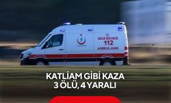Katliam gibi kaza: 3 ölü, 4 yaralı