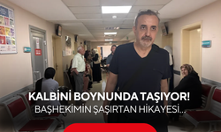 Kalbini boynunda taşıyor! "İnşallah değerli sanıp çalmazlar!"