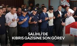 Salihli, bir Kıbrıs Gazisini daha uğurladı