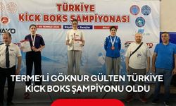 Terme’li Göknur Gülten Türkiye Kick Boks Şampiyonu Oldu