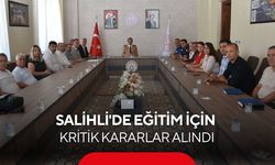 Salihli'de eğitim için kritik kararlar alındı