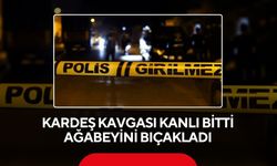 Kardeş kavgası kanlı bitti: Ağabeyini bıçakladı