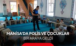 Manisa polisinden miniklere güvenlik dersi! Kur'an kursunda bilinçlendirme semineri...