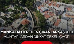 Manisa'da dereden çıkanlar şaşırttı! Muhtarlardan dikkat çeken çağrı
