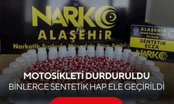 Manisa'da narkotik operasyonu! 1.803 sentetik hap ele geçirildi
