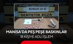 Manisa'da peş peşe baskınlar! Arananlar yakalandı, uyuşturucu aparatlar ele geçirildi...