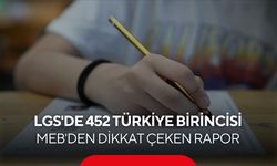 MEB LGS raporunu yayımladı! 452 öğrenci tüm soruları doğru yanıtladı...