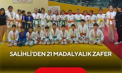 Salihlili judocular Manisa'yı salladı! 21 madalya ile zirveye damga vurdular