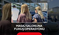Masaj salonuna fuhuş operasyonu