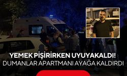Ocakta unutulan yemek yangın çıkardı! Apartman gece yarısı tahliye edildi...