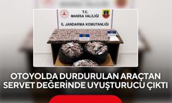 Otoyolda durdurulan araçtan servet değerinde uyuşturucu çıktı