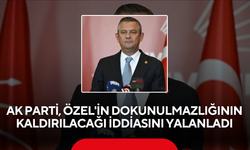 AK Parti, Özel'in dokunulmazlığının kaldırılacağı iddiasını yalanladı
