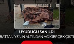 Parktaki bankta kahreden son! Battaniyenin altından cansız bedeni çıktı