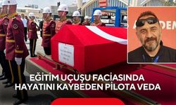 Eğitim uçuşu faciasında hayatını kaybeden pilota veda