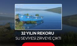 32 yılın rekoru: Gölde su seviyesi zirveye çıktı