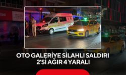 Oto galeriye silahlı saldırı: 2’si ağır 4 yaralı