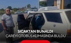 Sıcaktan bunaldı, 1988 model Kartal'a otobüs kliması taktırdı...