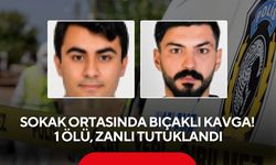 Sokak ortasında bıçaklı kavga! 1 ölü, zanlı tutuklandı