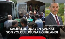 Salihli'nin duayen Avukatı Recep Adıgüzel son yolculuğuna uğurlandı