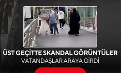 Sokak ortasında dehşet! Hemcinsini saçından çekip darbetti...  O anlar kamerada!