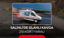 Salihli'de silahlı kavga: 2'si ağır 7 yaralı
