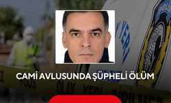 Cami avlusunda şüpheli ölüm