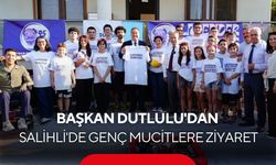 Besim Dutlulu, Salihli'de geleceğin mühendisleriyle buluştu