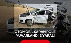 Otomobil şarampole yuvarlandı: 3 yaralı