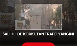 Salihli'de trafo yangını paniği! Mahalle korku dolu anlar yaşadı