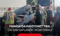 Salihli-Kula yolunda feci kaza: 1 ağır yaralı