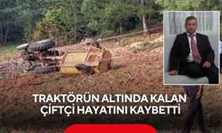 Sulama yaparken traktörün altında can verdi