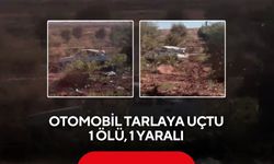 Otomobil tarlaya uçtu: 1 ölü, 1 yaralı