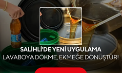Salihli'de atık yağlar ekmeğe dönüşüyor