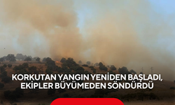 Kula'daki Yangından Sevindiren Haber! Yeniden Alevlenen Yangın Söndürüldü