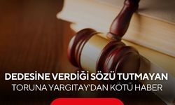 Yargıtay'dan emsal karar! 'Ölünceye kadar bakma' sözünü tutmayan torun arsayı kaybetti...