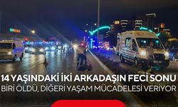 14 yaşındaki iki arkadaşın feci sonu! Biri öldü, diğeri yaşam mücadelesi veriyor