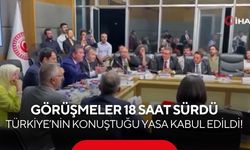 18 saatlik kritik mesai tamamlandı! Çerçeve yasa komisyondan geçti
