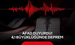 AFAD duyurdu: Ege Denizi'nde 4,1 büyüklüğünde deprem